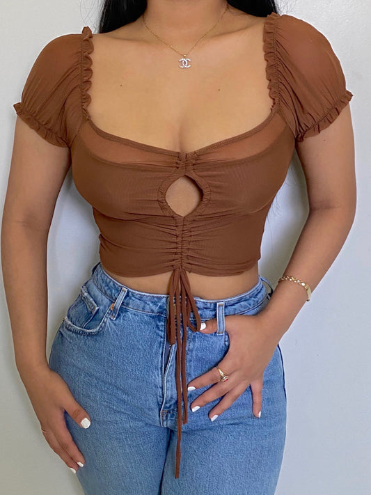ARELY TOP (COFFEE)